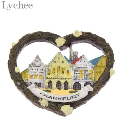 Lychee Germany Frankfurt Austria Salzburg Czech Mole Story Fridge Magnet Landscape Fridge Decors Home Decoration Travel Souvenir