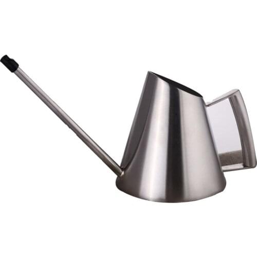 Long mouth metal watering pot gardening watering pot kettle tea kettle Stainless steel watering pot succulent plant watering pot