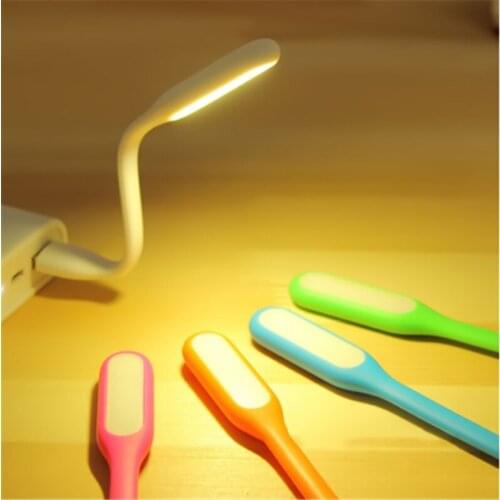 Mini Foldable USB Light Ultra Bright Flexible 5W LED Lamp Portable Booking Light With USB For Power Bank Computer Night Lighting