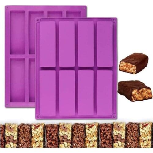 New Silicone Candle Mold Candy Cake Mould 8 Cavity Square Supplies Craft Soap Mould Decorating Handmade DIY Making Tools