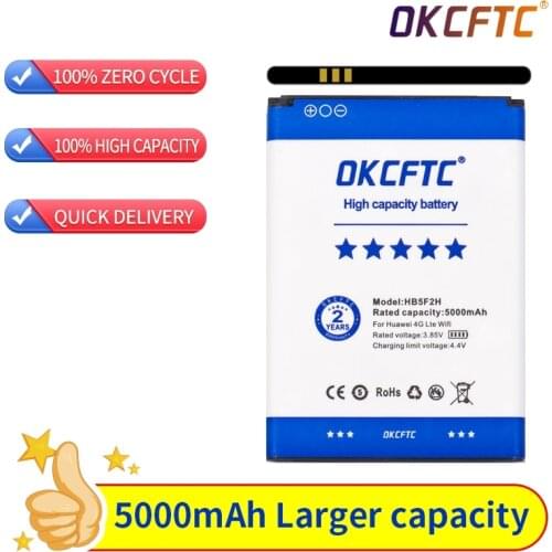 OKCFTC Orginal 5000mAh HB5F2H For Huawei E5372 E5373 E5375 EC5377 E5330 E5336 E5351 E5356 EC5377U-872 E5356S-2 E5330Bs-2 Battery