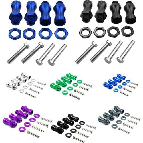 12mm to 17mm Wheel Hex Hub Adapter Extension 30mm Convension adaptor for 1/10 Switch to 1/8 RC Model Car Modification Accessorie