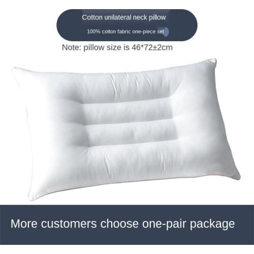 Cotton cassia seed pillow single buckwheat cervical pillow helps sleep double pillow core one pair home