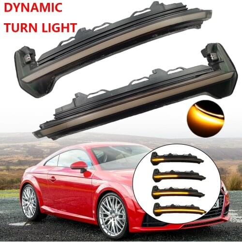 Superb LED Dynamic Turn Signal Light For Audi TT TTS MK3 8S 2015-2020 TTRS R8 Side Mirror Indicator Lamp Sequential Blinker