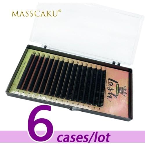 6 Cases/Lot New Best Selling 8-16mm Mink Magnetic Eyelash Single Extension eyelashes soft cilia lashes Makeup Maquiagem cilios