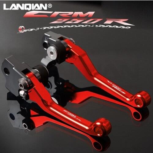 For Honda CRM250R CRM250AR CRM 250R CRM 250AR 1994-1999 1997 1998 Brake Clutch Lever Dirt Pit Bike Brake Clutch Levers Grips