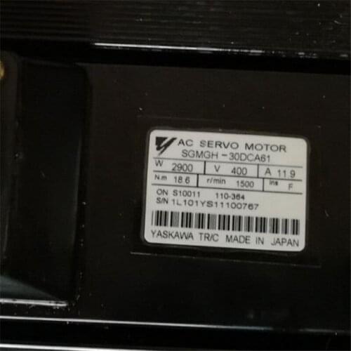 Used SGMGH-30DCA61 Tested Working AC SERVO MOTOR