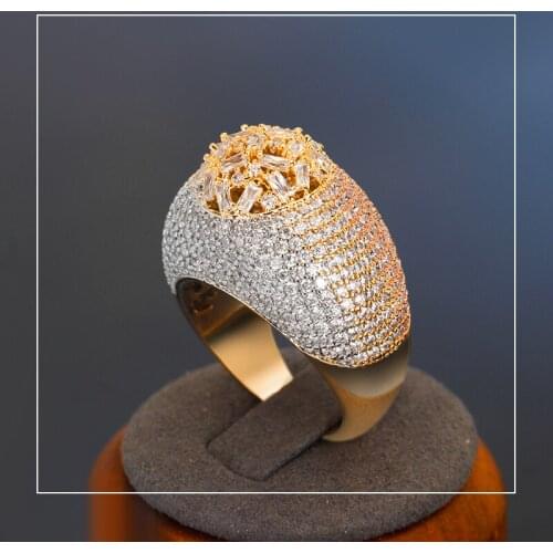 TIRIM Luxury кольцо Finger Ring for Women Party Wedding & Engagement Cubic Zirconia кольца Wed Finger Rings CZ 2020 тренд