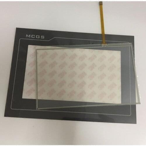 TPC7062KT 7.1 inch Touch Screen Glass + Membrane Film for MCGS HMI Panel repair~do it yourself, Have in stock