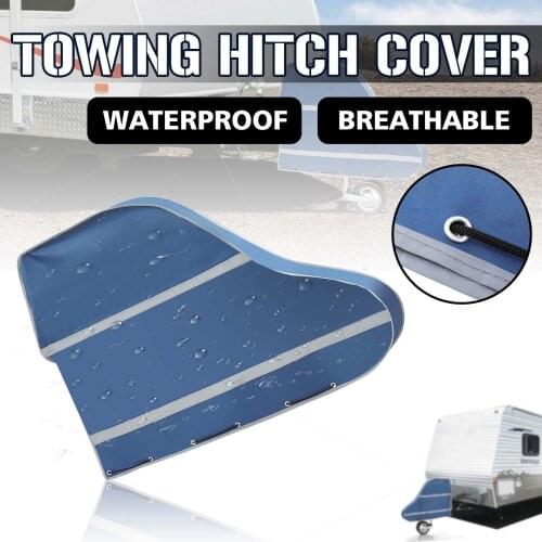 Universal Waterproof Caravan Trailer Towing Hitch Cover Tow Ball Coupling Lock Covers Dustproof For RV Motorhome