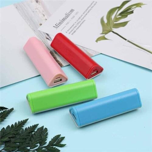 Powerbank Box 18650 Case Mobile USB Charger For Phone Power Bank DIY 5000mah/2600mAh Power Bank (No Battery) KIT Battery Charger