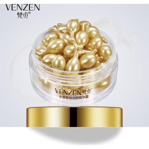 Water feeling beautiful lip yan placenta capsule essence cream grain moisture to shrink pores