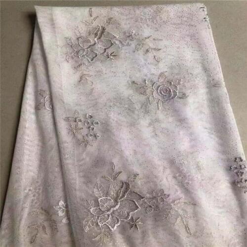 Mesh Bottom Rose Embroidery Lining Womens and Childrens Clothing Skirt Wedding Dress Embroidery Fabrics