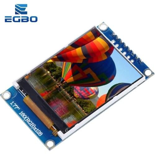 1PCS EGBO 1.77 inch TFT LCD screen 128*160 1.77 TFTSPI TFT color screen module serial port module
