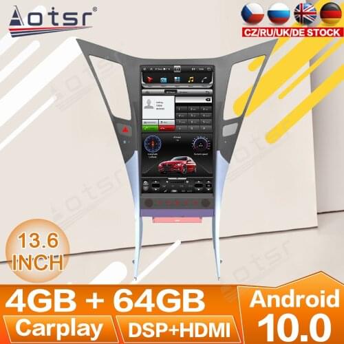 13.6INCH Android Car Radio Stereo Autoradio Central Multimedia Player For Hyundai Sonata 8 2010 - 2014 GPS Navi Tesla Head Unit