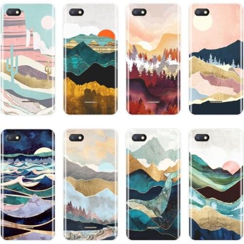Phone Case For Pocophone F1 Xiaomi Redmi Note 4 4X 5 5A 6 Pro Prime Silicone Soft Mountain Back Cover For Xiaomi S2 6A 5 Plus 4A