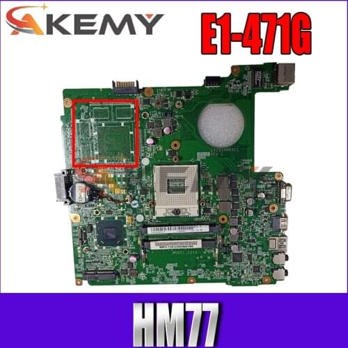 E1-471G DAZQSAMB6E1 motherboard for ACER Aspire E1-431 E1-471 E1-471G V3-471 laptop motherboard HM77 original test motherboard