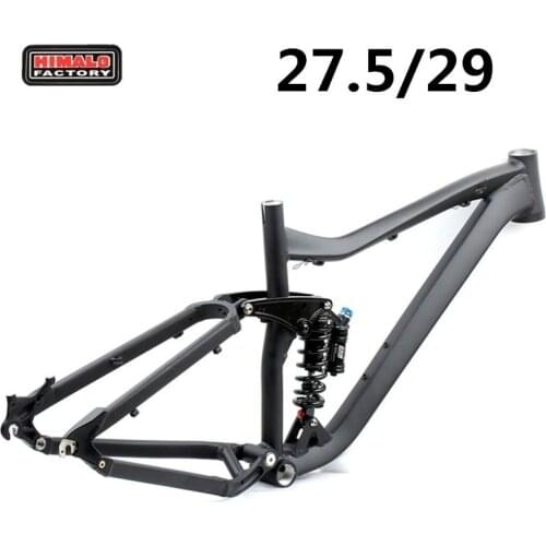 Himalo soft tailstock 27.5/29inch aluminum alloy mountain bike shock absorber frame AM / FR /DH mountain frame bike frame Gloss