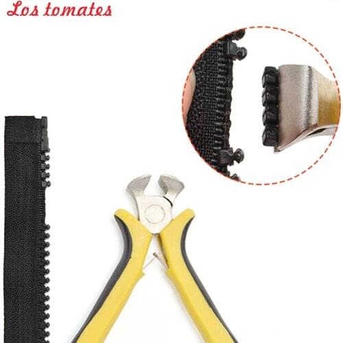 Zipper Repair tool Sewing Jacket Slider Install Plier Metal Lock Pull leather craft leather bag shoes make