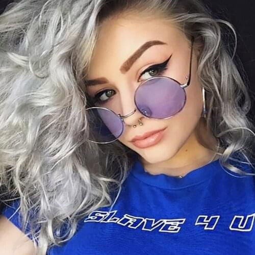 Summer Vintage Sunglasses Classic Retro Fashion Brand Designer Round Sun glasses Men Women Metal Frame Party Eyewear UV400