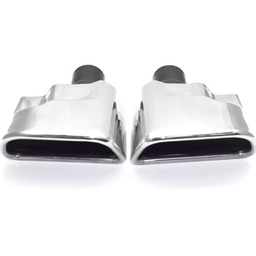 1 Pair Exhaust Tip For Chevrolet Captiva Exhaust pipe stainless steel Muffler Tip Car Exhaust for Captiva