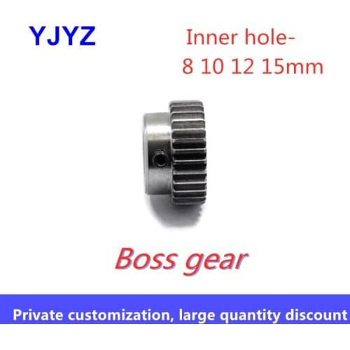 One piece of 1Modulus 55 tooth inner hole 8mm 10mm 12mm 15mm gear boss gear