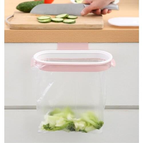 Garbage Bag Holder Hanging Rubbish Bags Rack For Kitchen Cupboard Cabinet Tailgate Stand Storage Kitchen Accessories 11.3*24cm