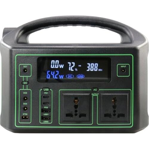 Portable power station electronics 2020 portable battery charger 220V ac output solar charging 100W 93600mah 100000mAh