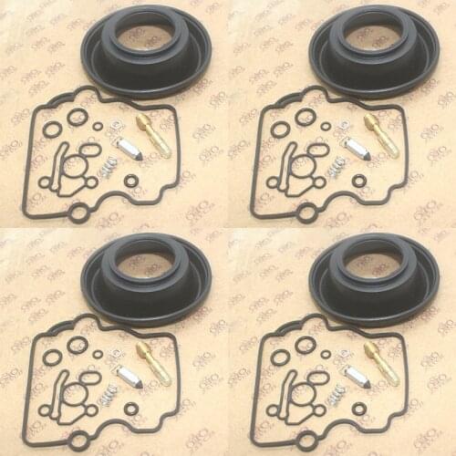 4 set Carburetor Repair Kit for RF600R 1993-1997 RF900R 1994-1998 Slide Diaphragm Carb Rebuild Float Valve Screws Seals