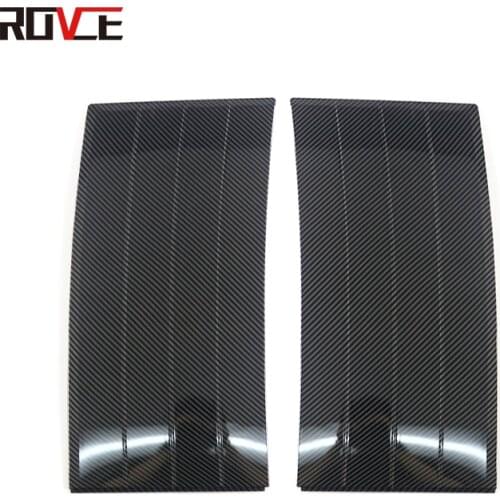 ROVCE Side Fender Door Air Vents Carbon Fiber Style For Land Rover Range Rover Vogue 2018 Car Front Fender