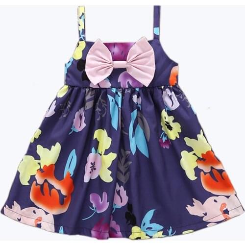 Sun Moon Kids Summer Dresses For Girls