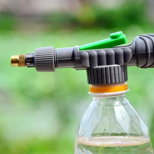 High Pressure Air Pump Water Sprayer Nozzle Manual Sprayer Adjustable Bottle Sprayer Nozzle Garden Watering Tool