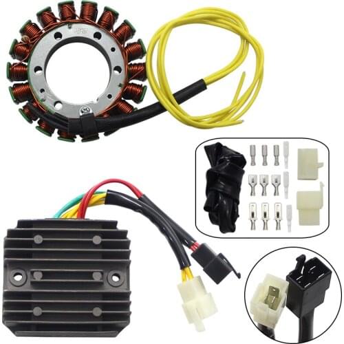 High Quality Motorcycle Generator Ignition Stator Coil & Voltage Regulator Rectifier For Honda NT650 Hawk GT 1988 1989 1990 1991