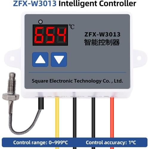 ZFX-W3013 Digital LED Display Stepless Speed Regulator Control Switch Thermostat Intelligent Waterproof Sensor 20% OFF
