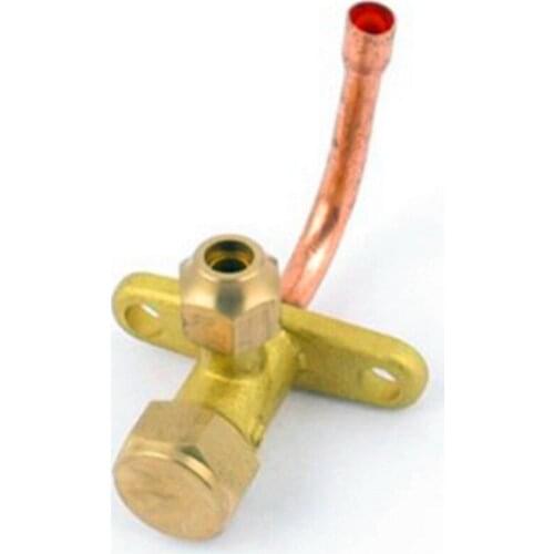 1/4BSP Inlet 2 Way Bend Flare Tube Split Expansion Valve for Air Conditioner