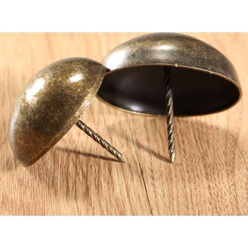 1pc 5cm 6cm Antique Bronze Upholstery Nail Decoration Tack Stud Fasten Sofa basket Crafts nail Furniture Decorative Pushpin