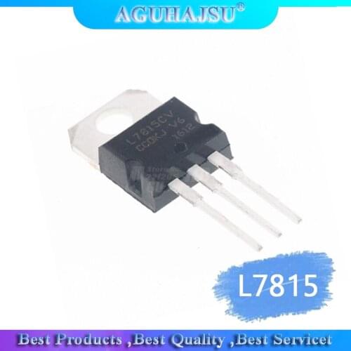 10pcs/lot 7815 L7815 L7815CV TO-220 15V / 1.5A three-terminal regulator new original