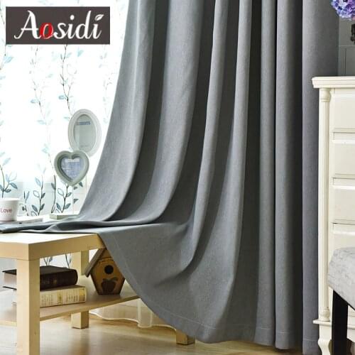 AOSIDI Cotton Curtains For Windows