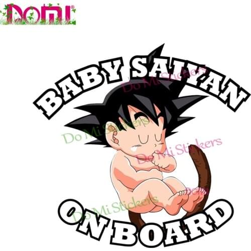 Car Stickers Baby on Board Goku Decals Styling Accessories Motorcycle Helmet Decal High Quality KK Vinyl Cover Scratches PVC