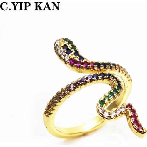 Кольца с фианитами для женщин C.YIP KAN China At AliExpress