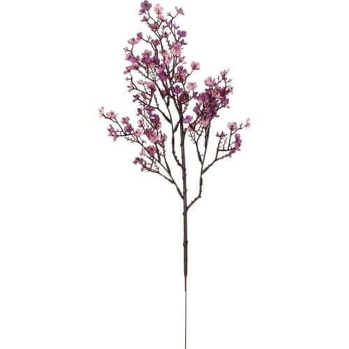 Flowers Decoration Artificial High-quality 6PCS Purple Anniversary Ceremony Gift Bule DIY Plastic Rayon Red Gypsophila