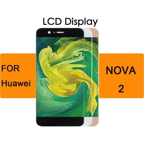 For HUAWEI Nova 2 LCD Display Touch Screen Digitizer Replacement Assembly Parts With Frame PIC-L29 PIC-L09 PIC-LX9