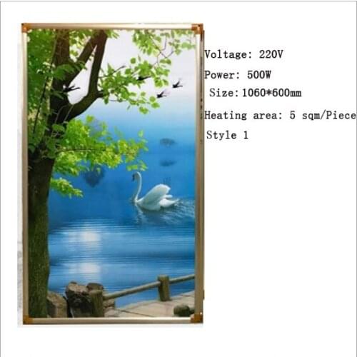 Free Shipping Carbon Crystal Wall Mounted Heater Radiant Space Heaters Electric Wall Mountable Heaters Electric Heater