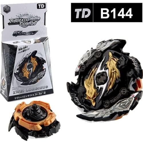 Toy Beybleyd Burst Alloy Assemble Black and Gold Gyroscope Toys for Children with Two-way Ruler Launcher Gift for Kids