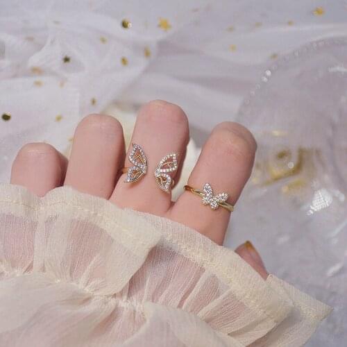 Laoloutian Rings With Cubic Zirkonia For Women