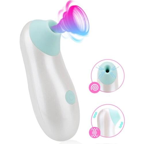 Cute Mini Sucking Vibrator For Woman Clitoris Stimulator Nipple Massage Female Masturbation Erotic Machine Sex Toys Adults Shop