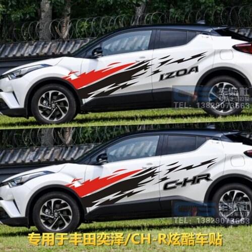 Car stickers FOR Toyota IZOA C-HR Appearance decoration personalized fashion car decals IZOA C-HR modified sports stickers