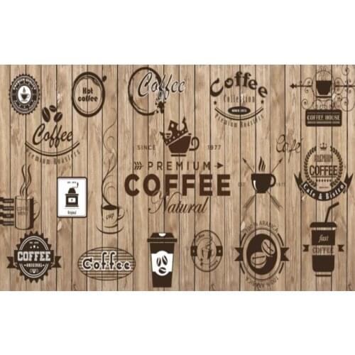 Custom wallpaper mural Nordic hand-painted small fresh tropical plants ultra-clear layered background mural