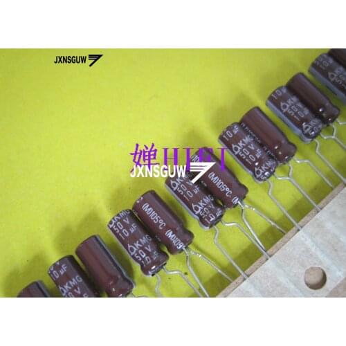20PCS Original SAMYOUNG KMG 50V10UF 5X11MM Brown Aluminum electrolytic capacitors 10uF/50v 105 degrees 10UF 50V