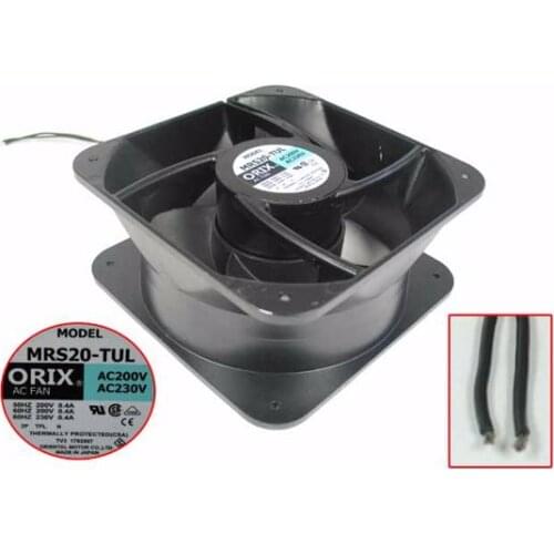 ORIX MRS20-TUL AC 230V 0.40A 200x200x90mm 2-Wire Server Cooling Fan